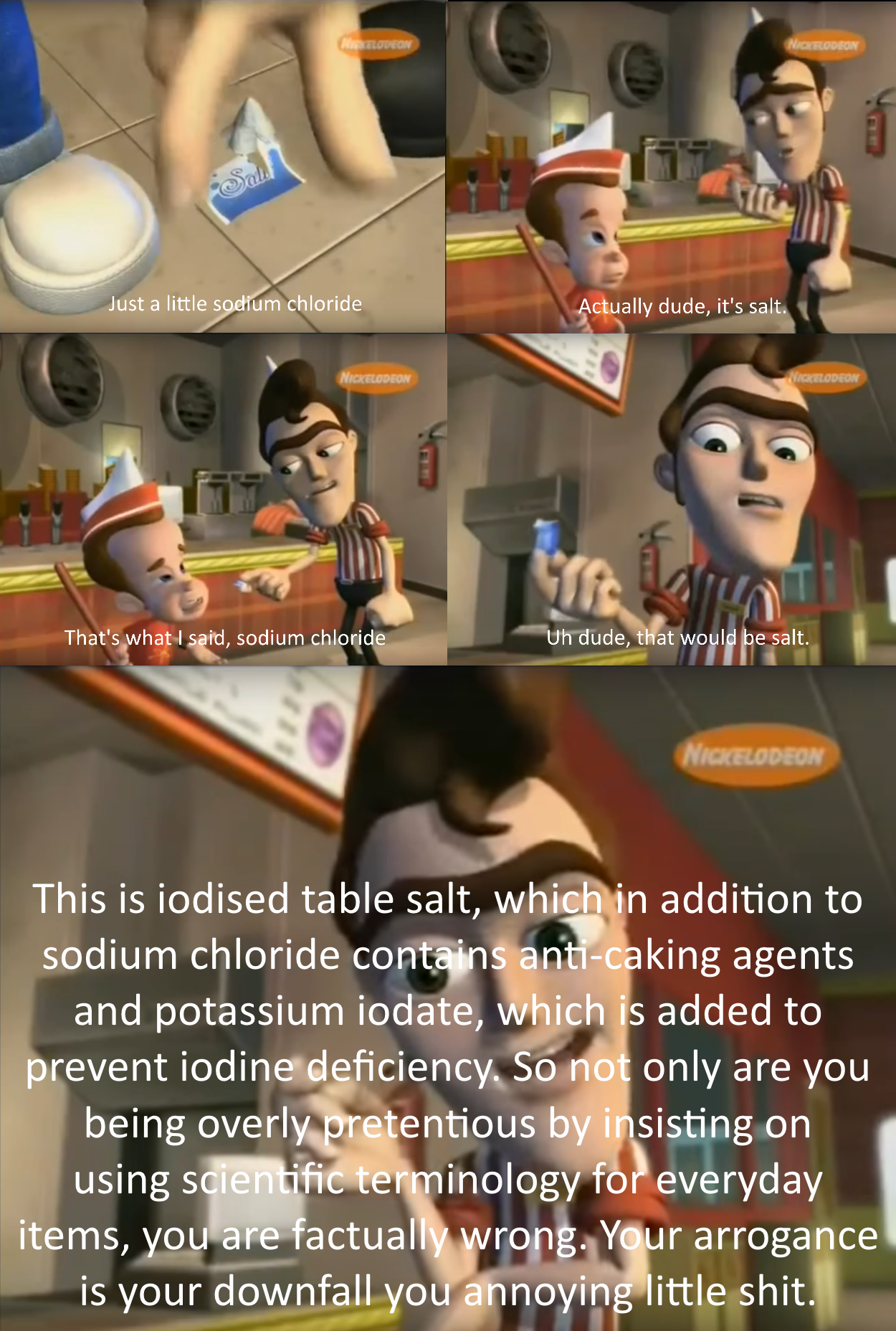 The Sodium Chloride Showdown
