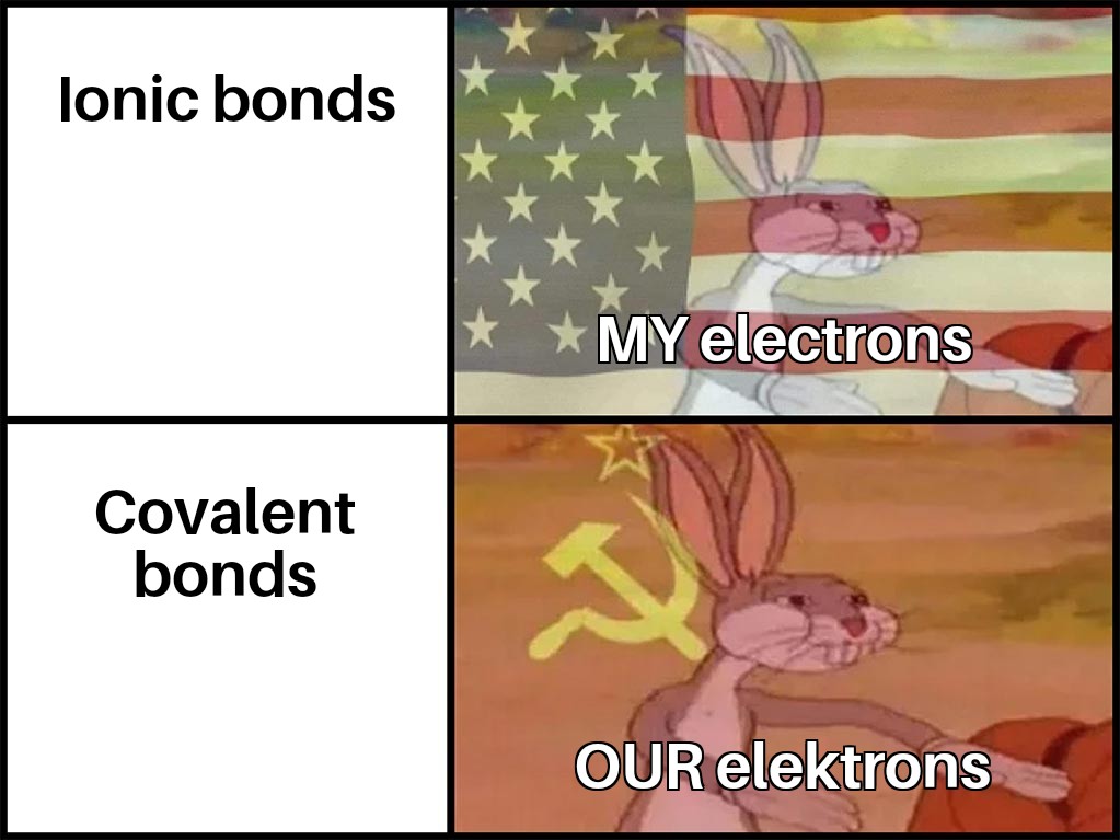 Communist Electrons Vs. Capitalist Electrons