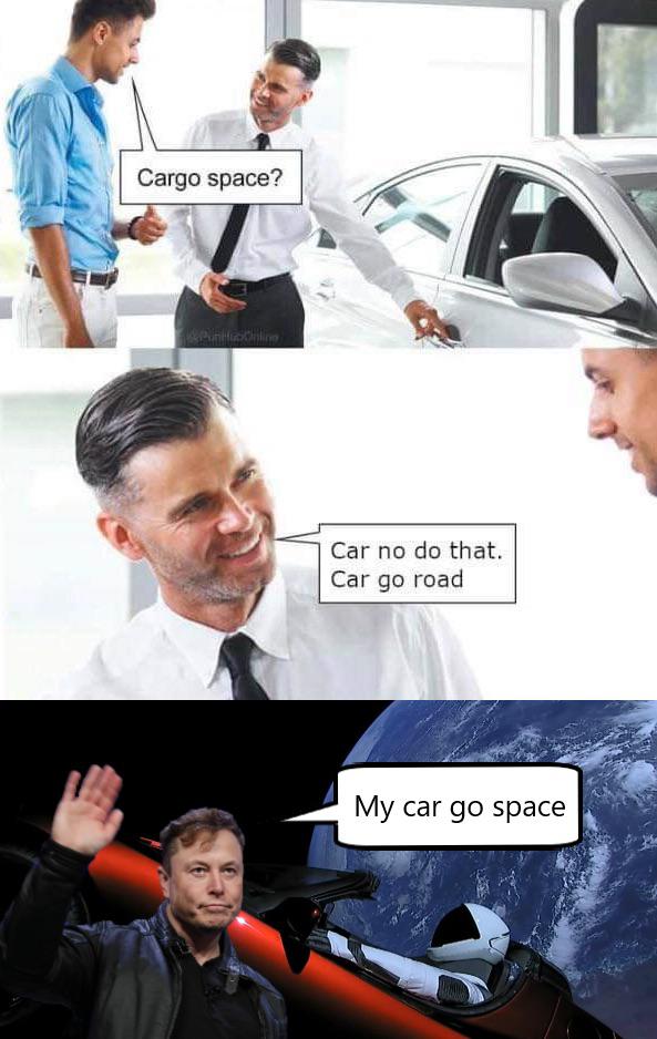 Space Car Go Electric Vroom Vroom