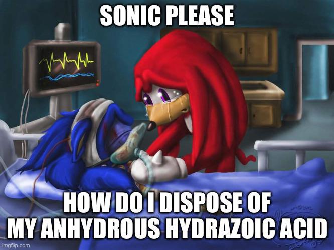 Sonic, Please: Chemical Disposal Gone Wrong