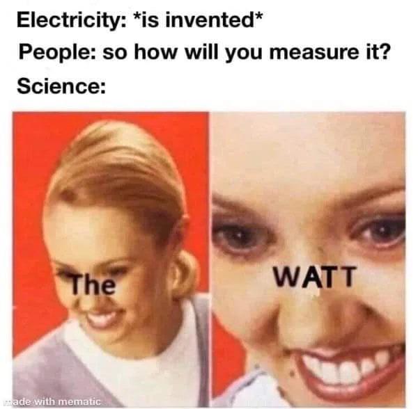 The Watt Just Happened?