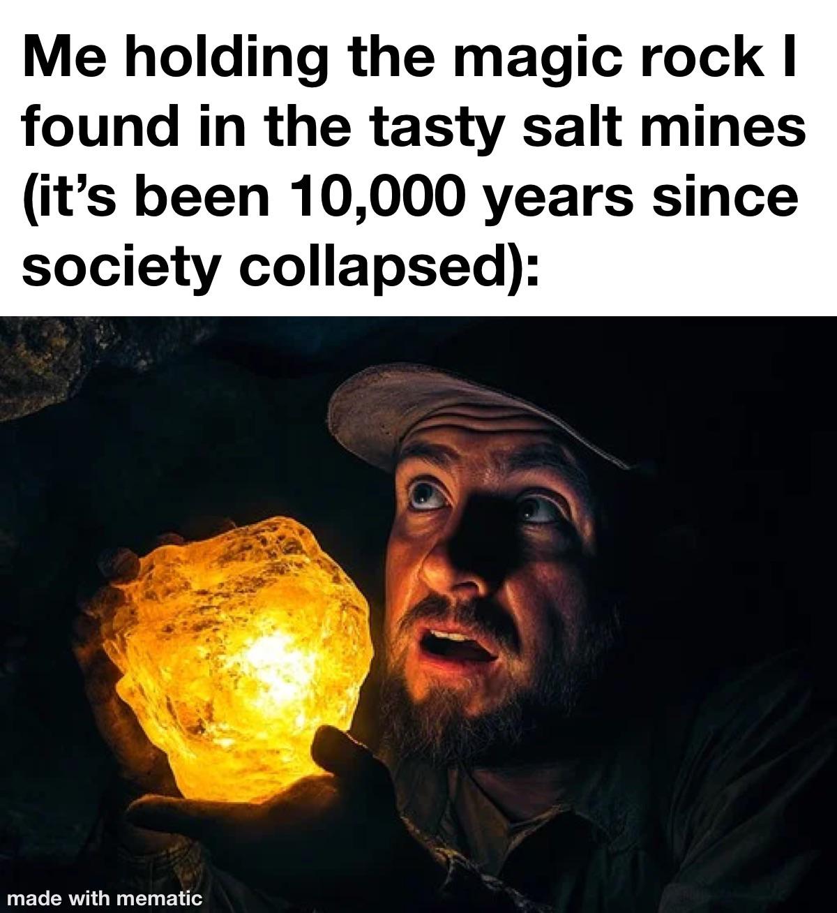 The Magic Rocks Of The Tasty Salt Mines