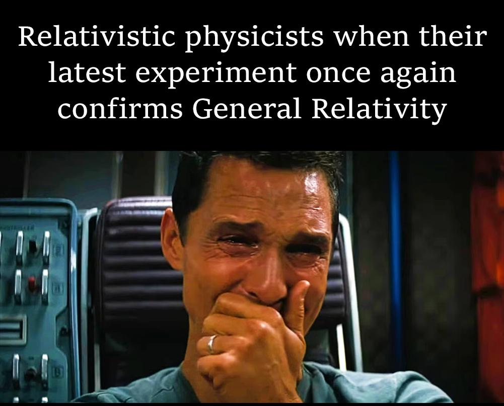 Einstein's Emotional Victory Lap