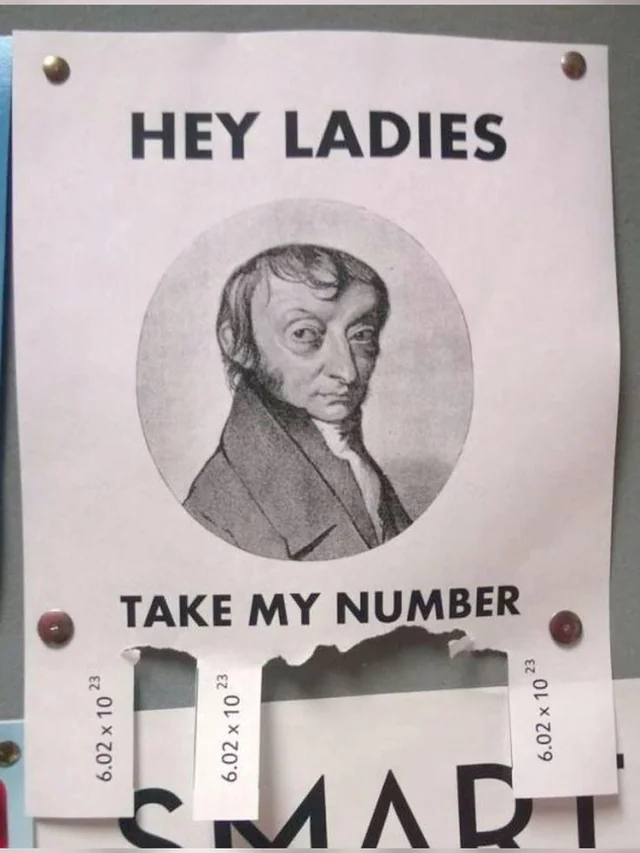 Take My Number... All 6.02 × 10²³ Of It