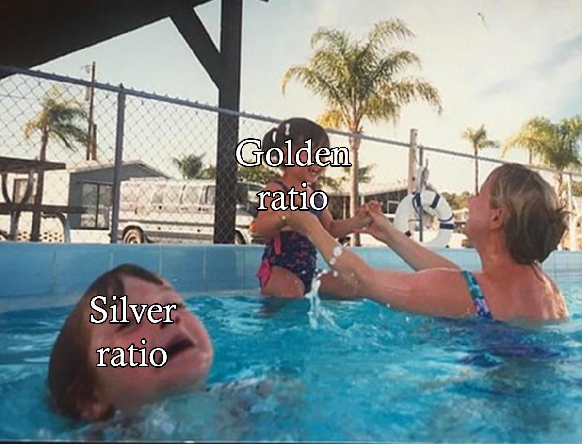 The Drowning Silver Ratio