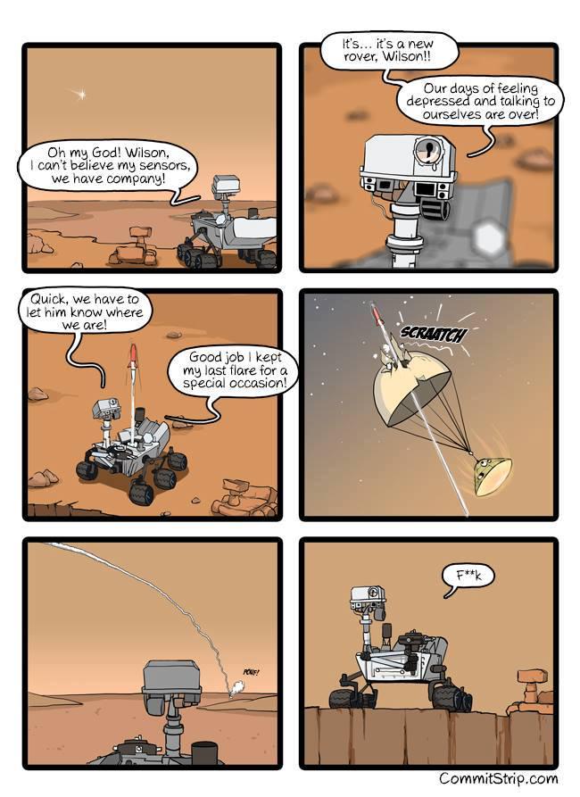 Alone Again: Mars Rover's Cosmic Disappointment