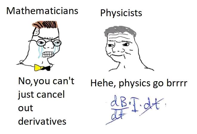 Mathematicians Vs Physicists: The Derivative Dilemma