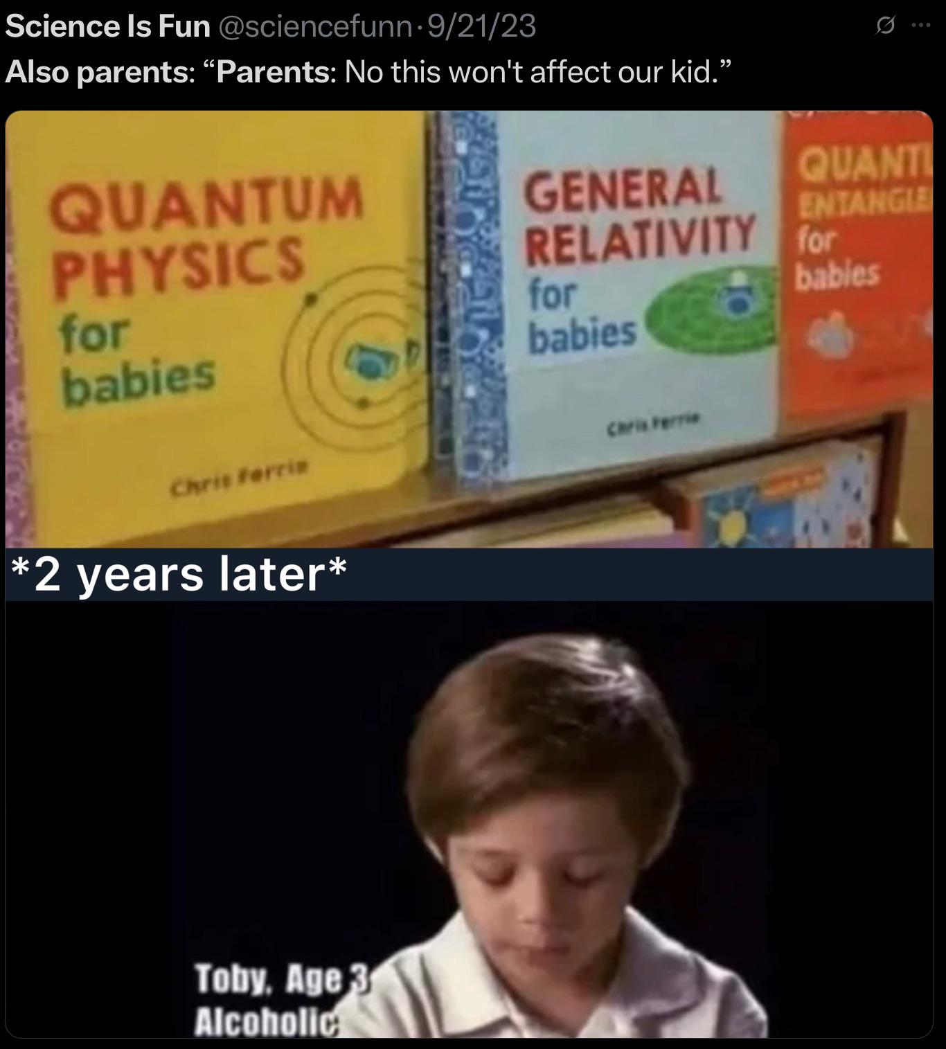 Early Quantum Indoctrination: Results May Vary