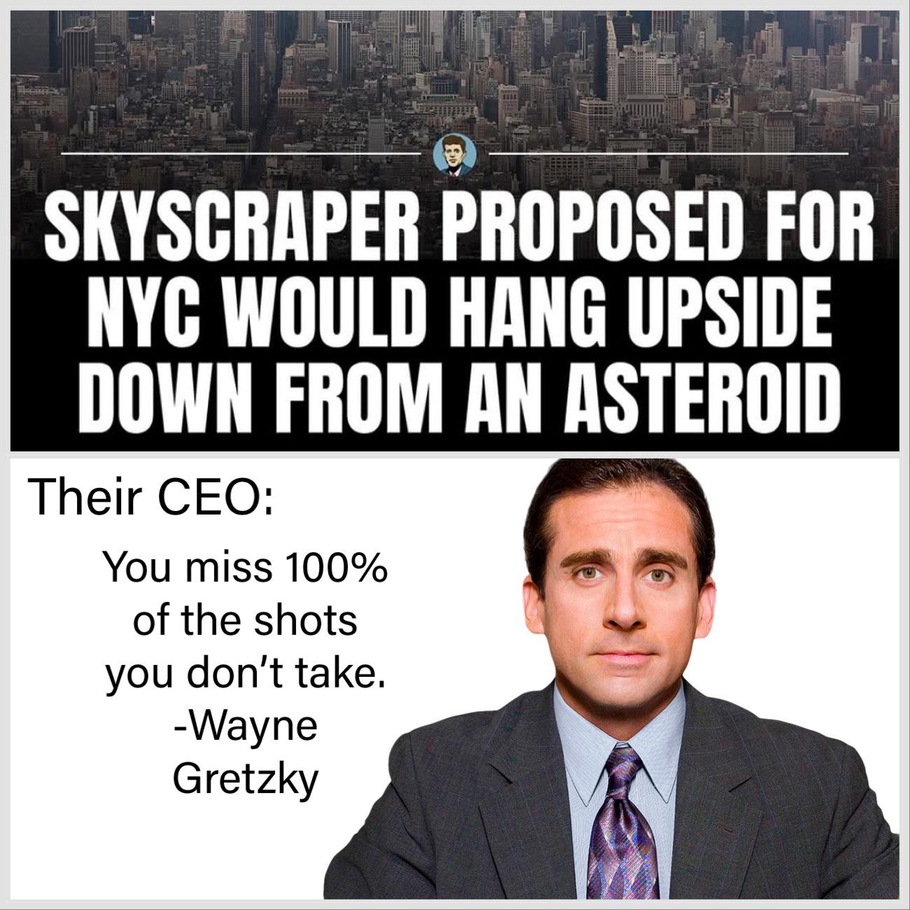 You Can't Suspend A Building From An Asteroid, Michael