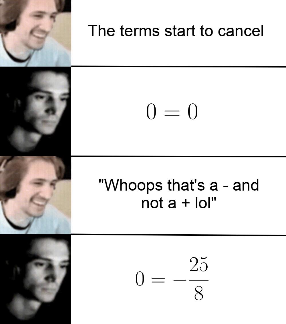 The Algebraic Emotional Rollercoaster