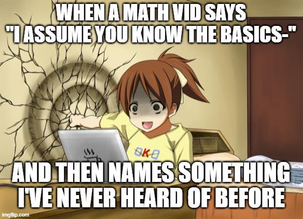 When A Math Vid Says "I Assume You Know The Basics"