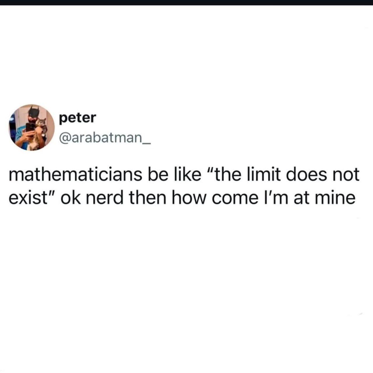 The Limit Of My Patience