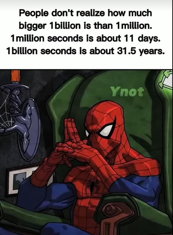 Billion Is Much Larger Than Million Than Our Brains Imagine