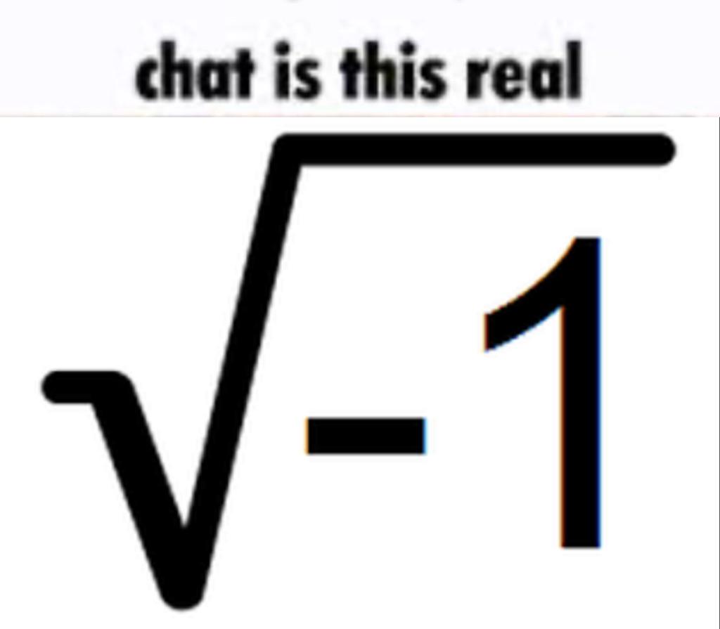 Existential Crisis Of The Imaginary Number