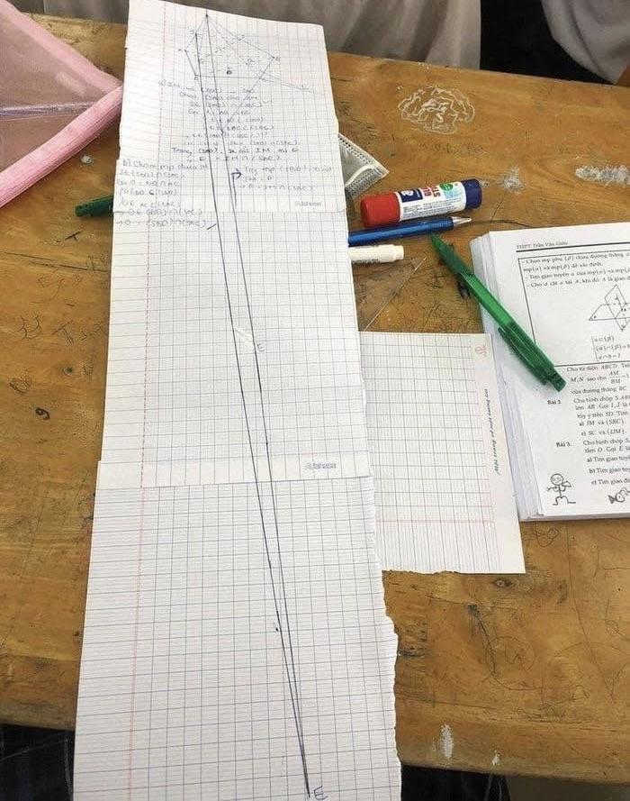 Parallel Lines Meet At Paper Junction