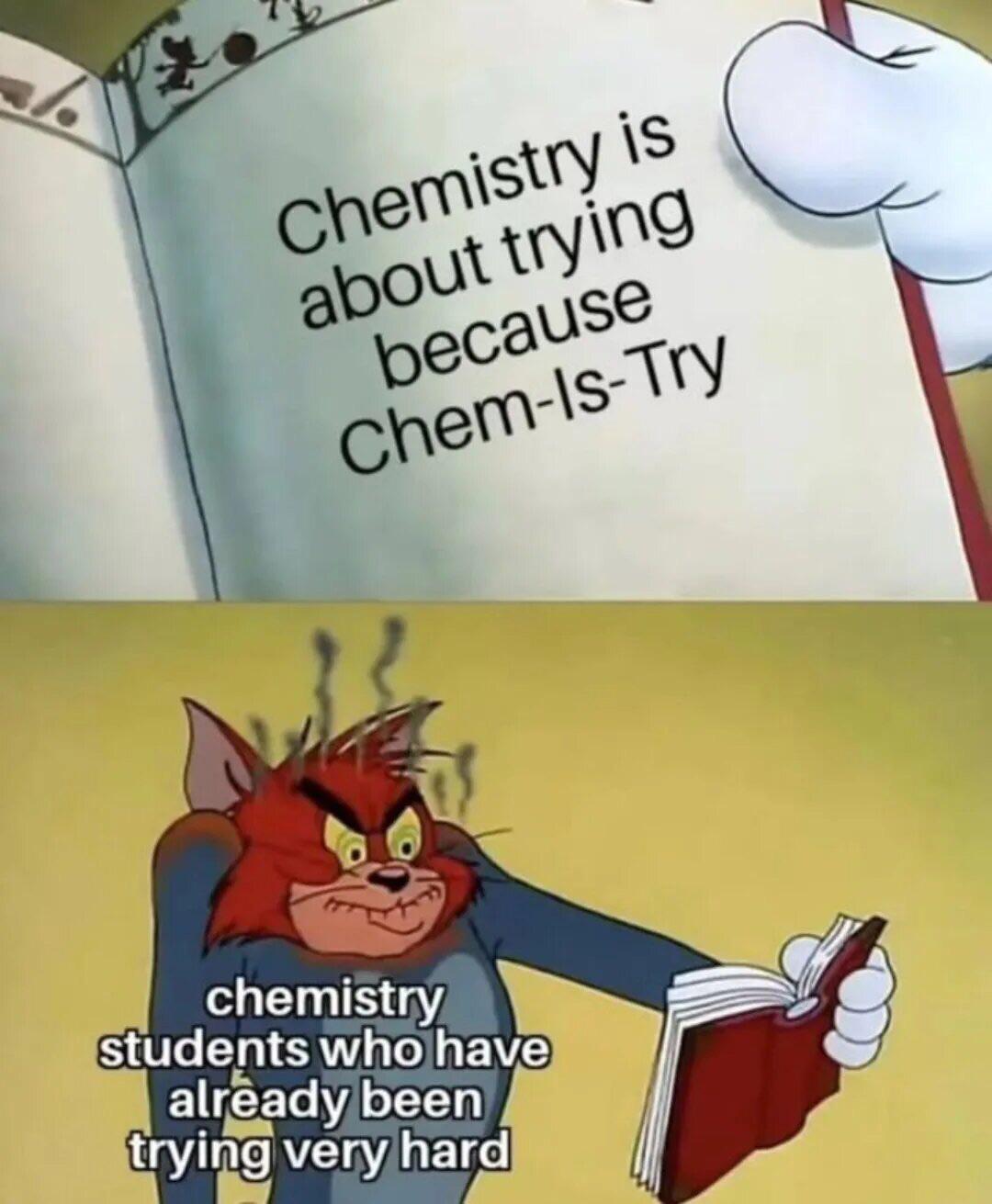 No K-Mistry: When Chemistry Puns Attack