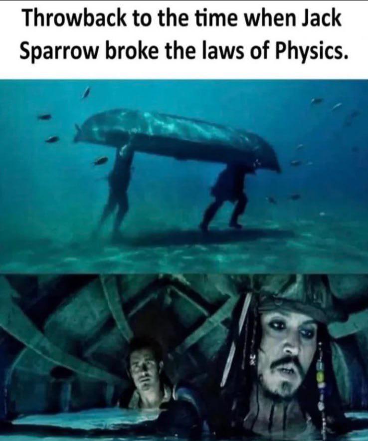 Captain Jack Sparrow: Physics' Worst Nightmare