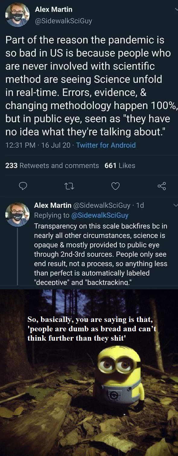 When Science In Real-Time Meets Public Perception