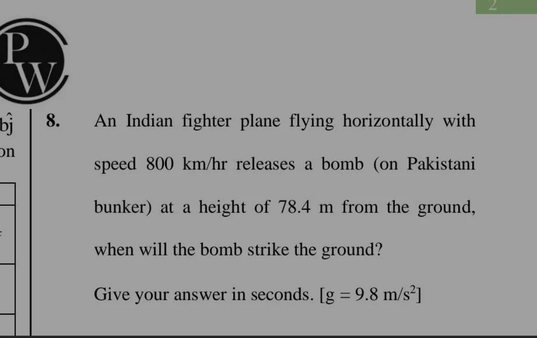 A Typical Physics Question In India