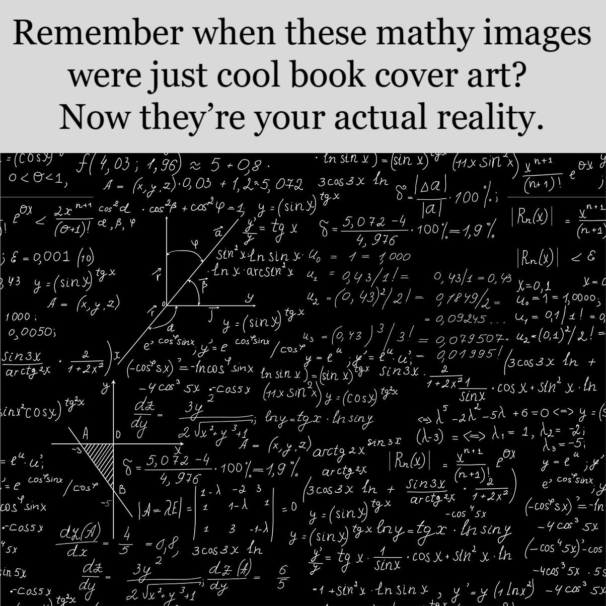 From Book Cover Fantasy To Mathematical Reality