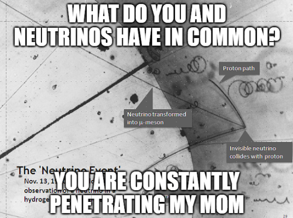 Close To A Neutrino!