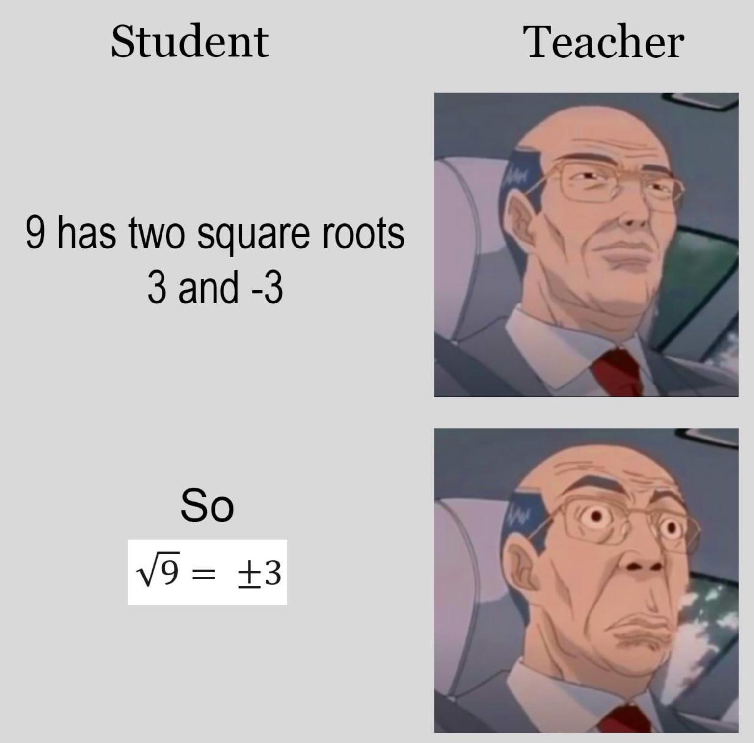 The Square Root Of All Evil