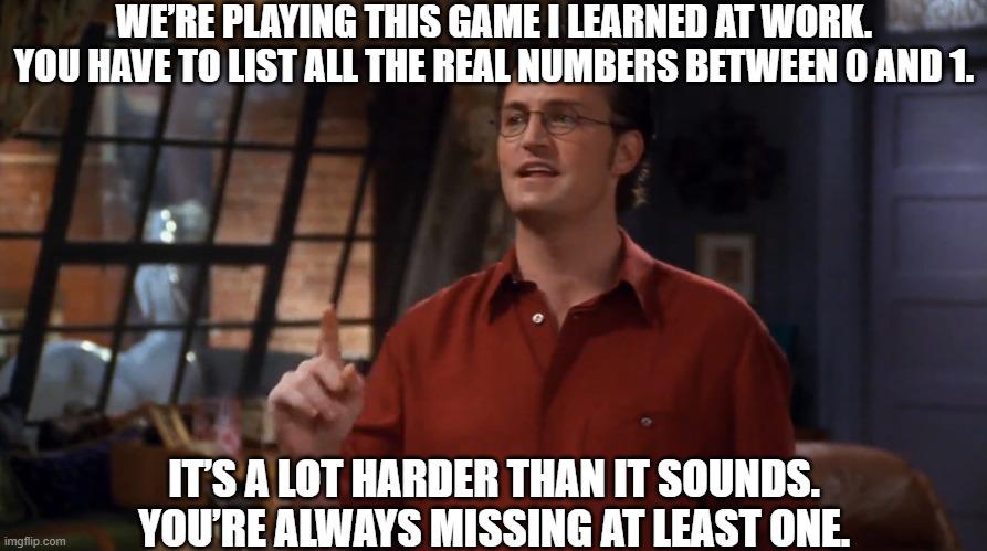 The Infinity Game No One Can Win