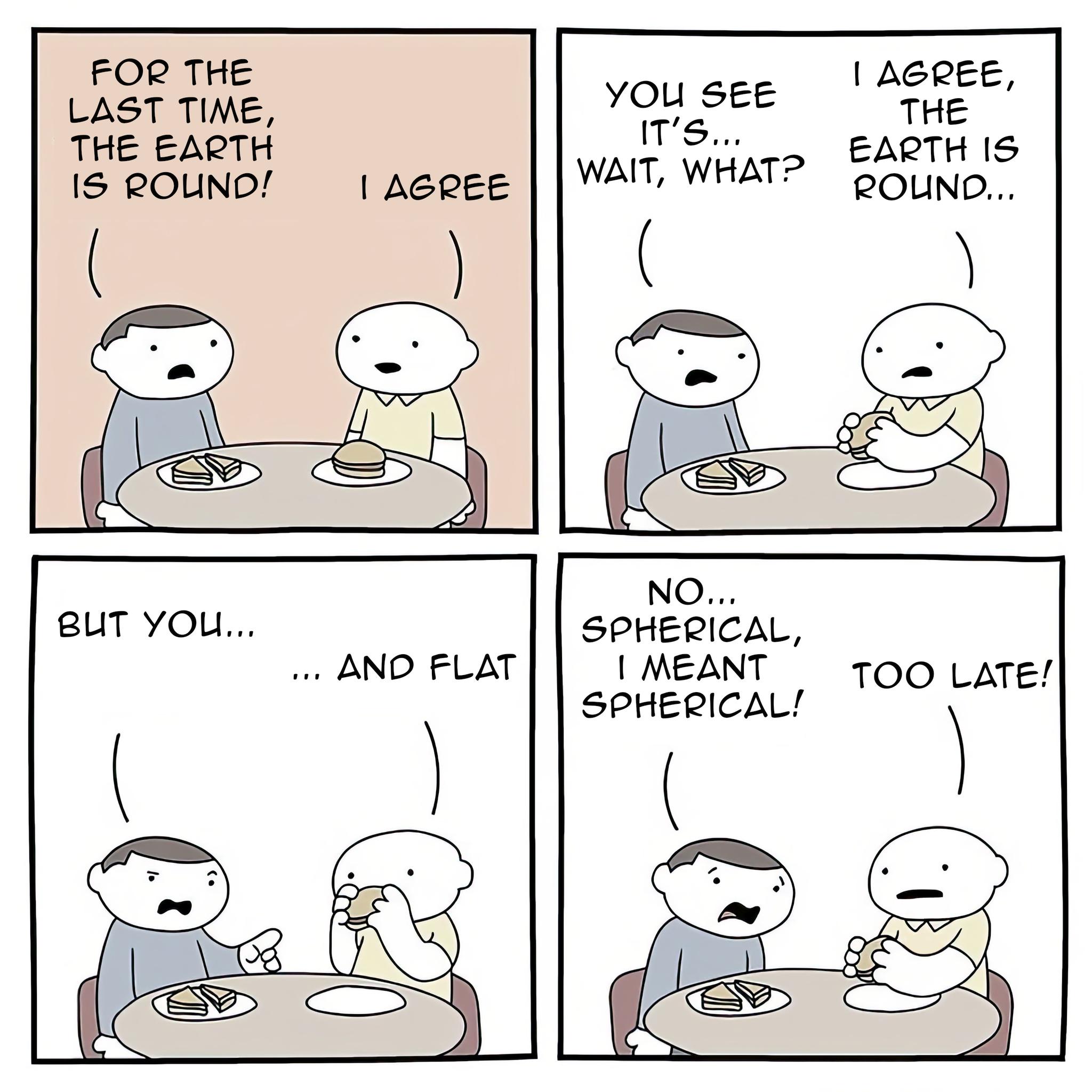 Arguing With A Flat Earther
