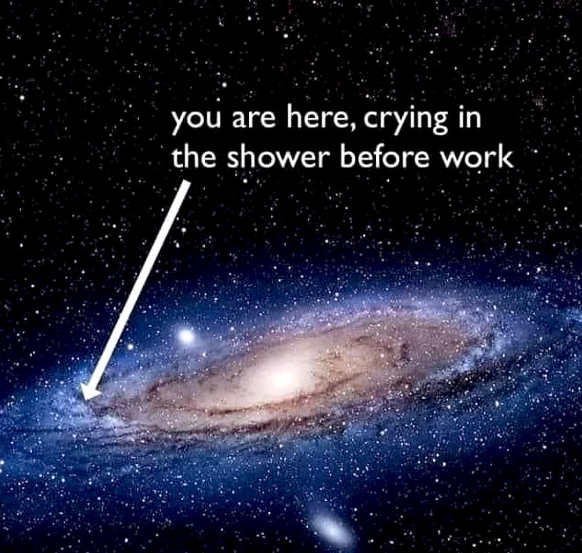 You Are Here (Crying In The Shower Before Work)