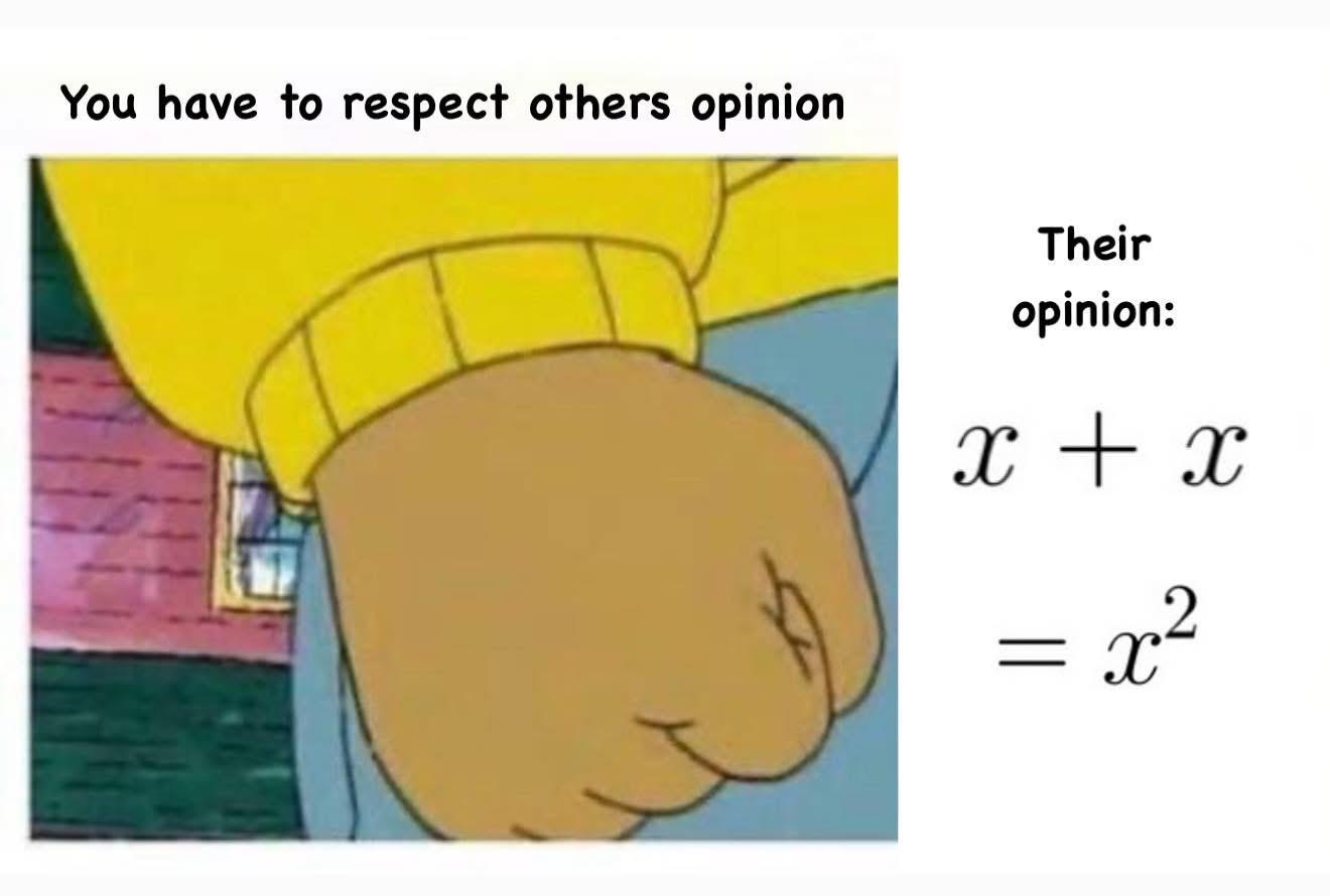 Not Respecting That Mathematical Heresy