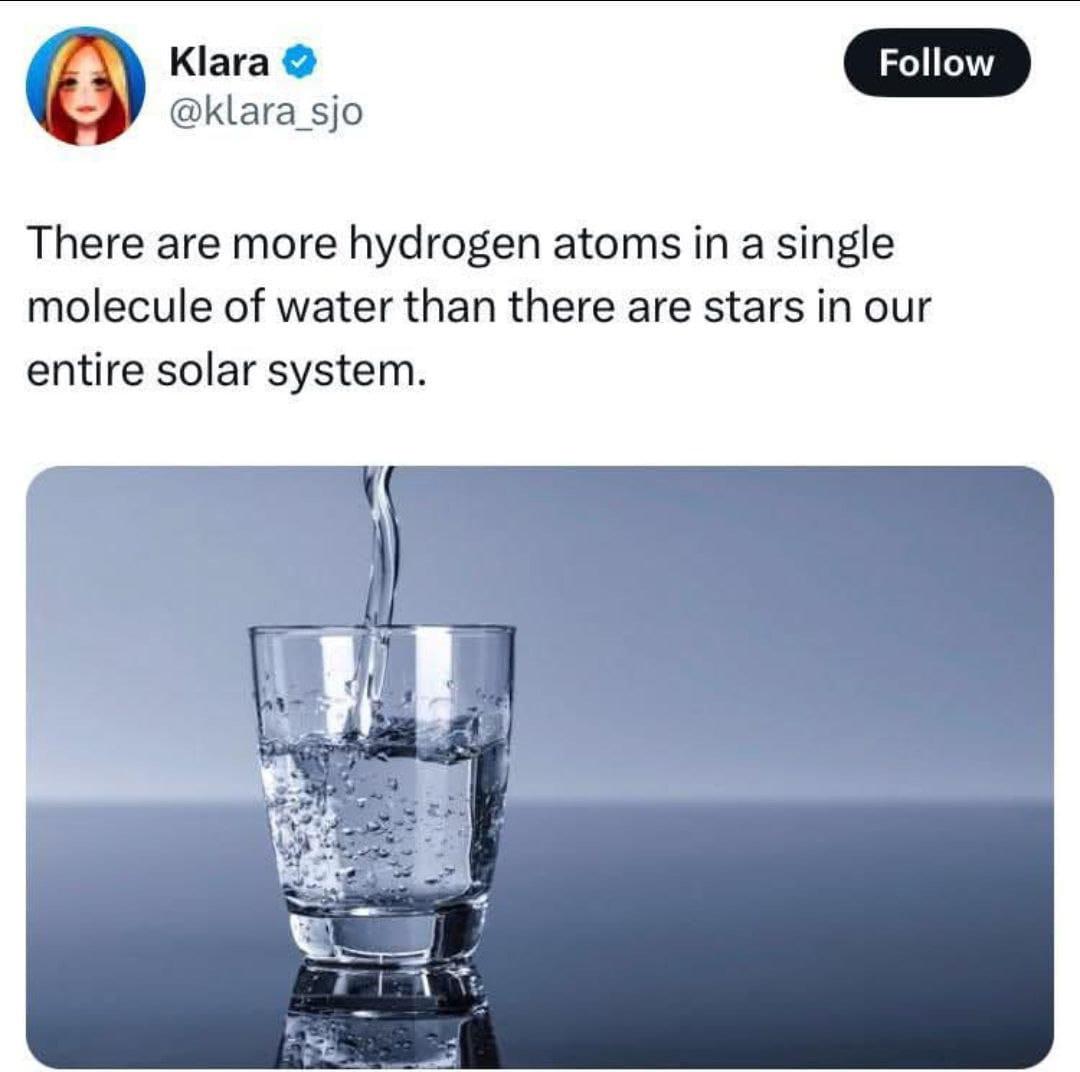The Universe Is In Water