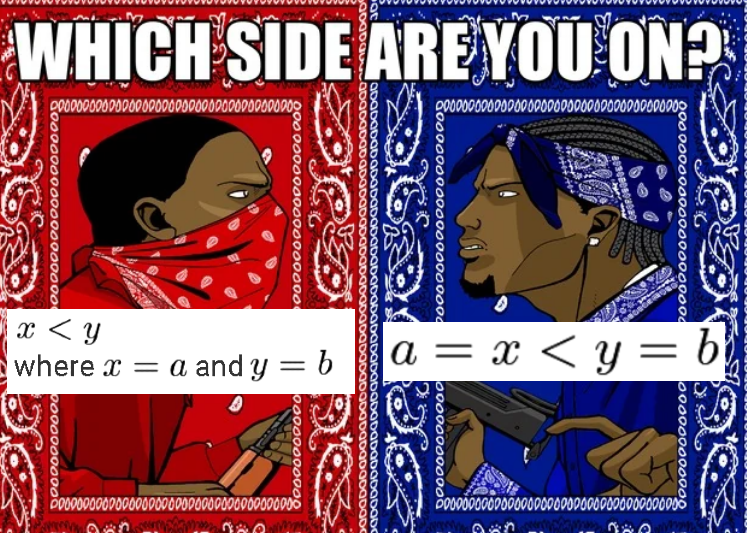 The Great Mathematical Gang War