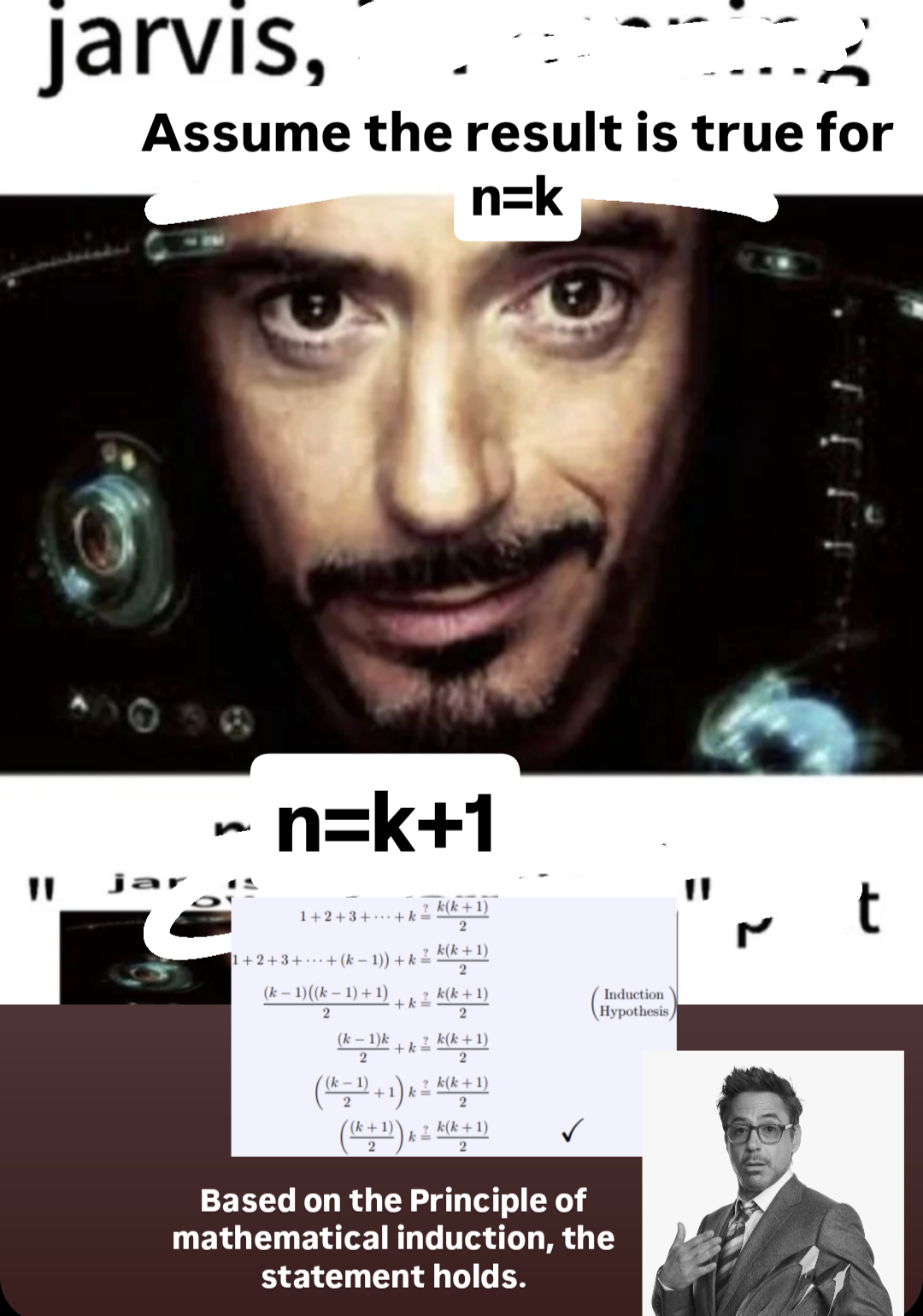 Jarvis, Prove That The Statement Is True For N∈N