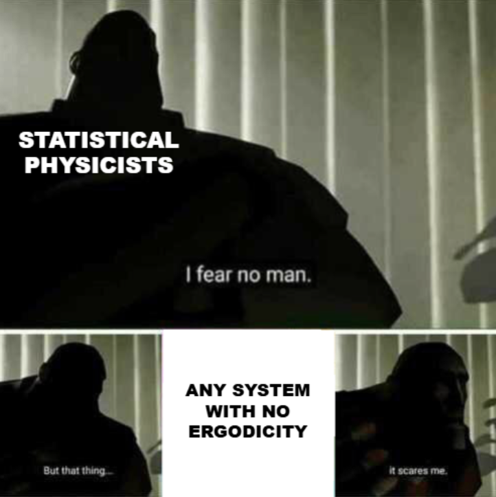 Every Time, Man: The Statistical Physicist's Nightmare