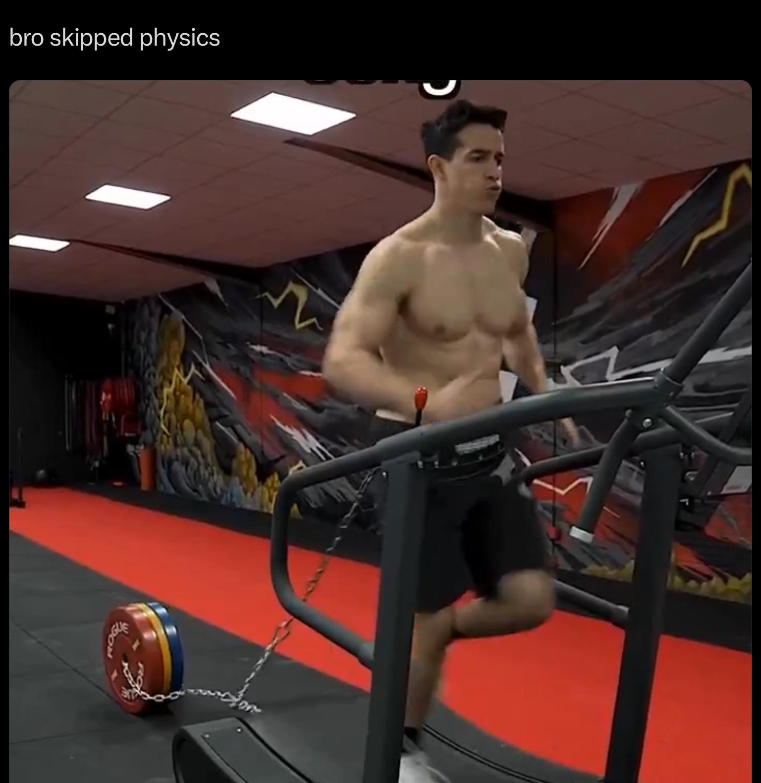 Bro Skipped Physics Class