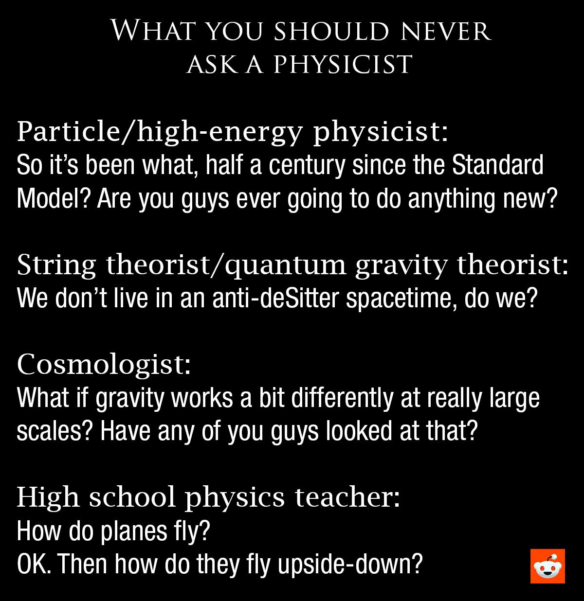 The Physics Hierarchy Of Pain