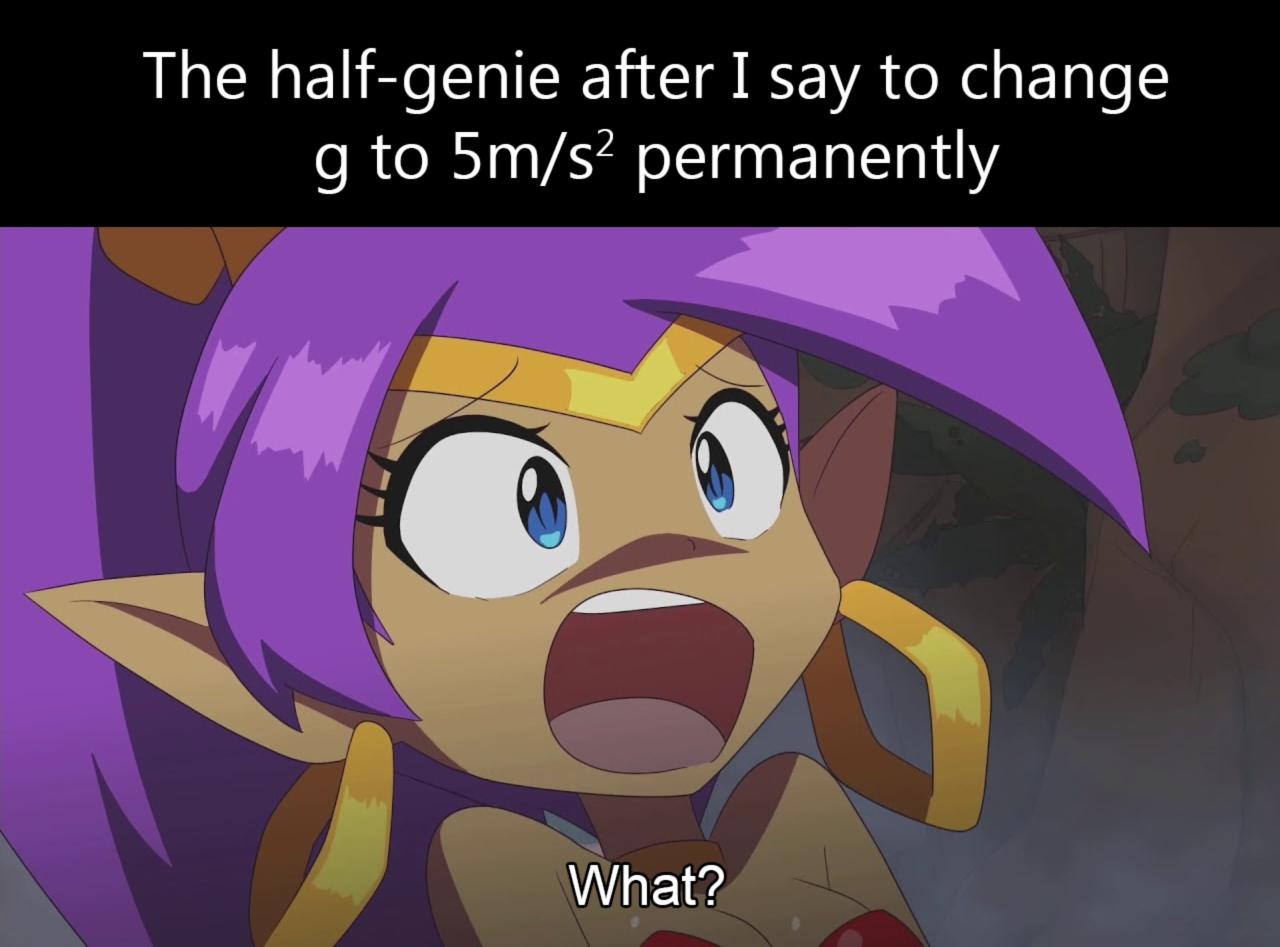 Gravity-Altering Wishes Gone Wrong