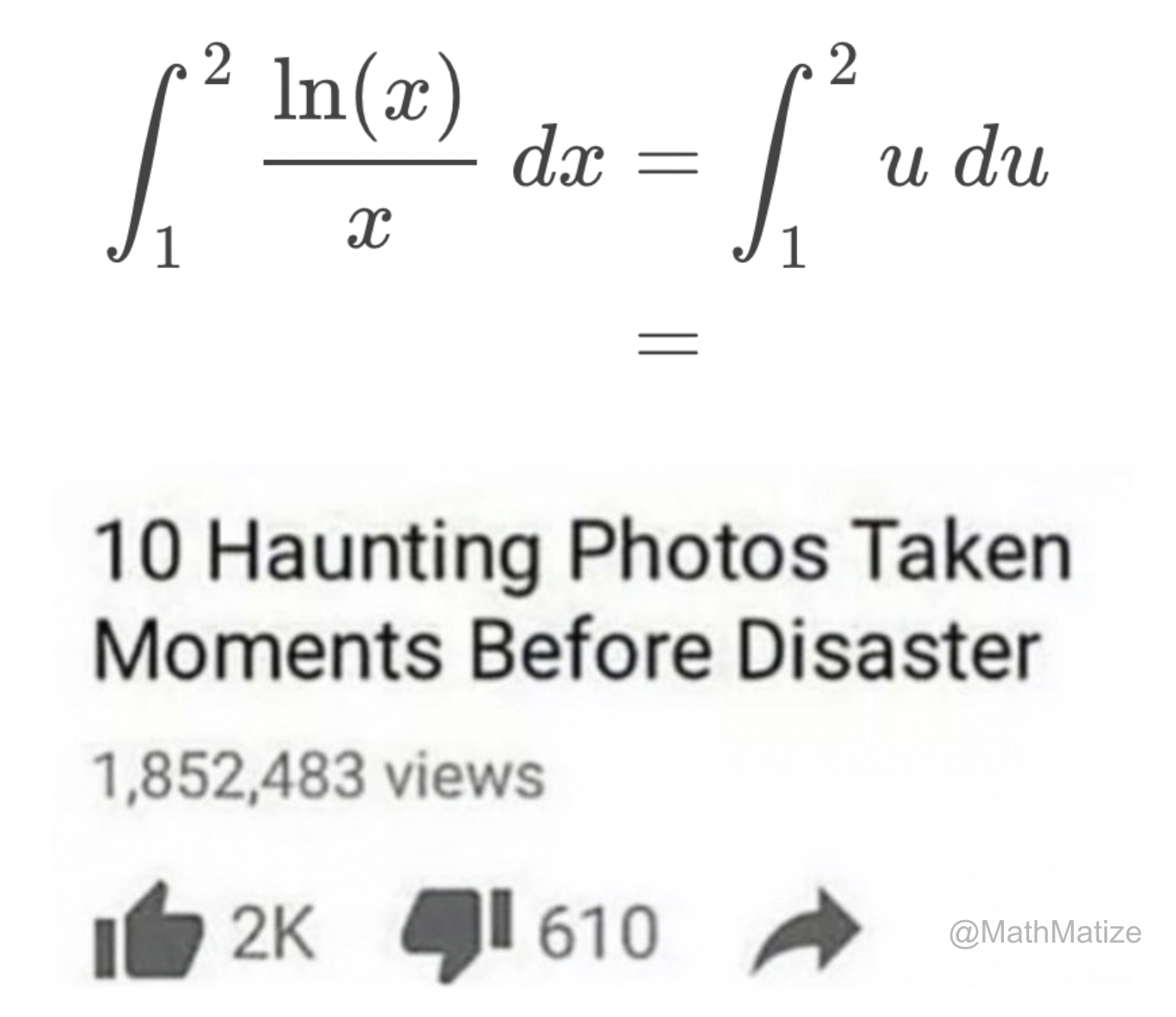 10 Haunting Integrals Taken Moments Before Disaster