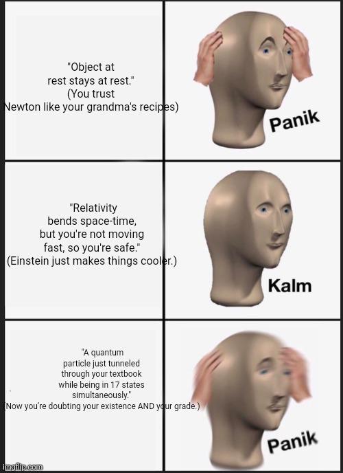 When Newton, Einstein, And Quantum Meet In Your Brain Cells