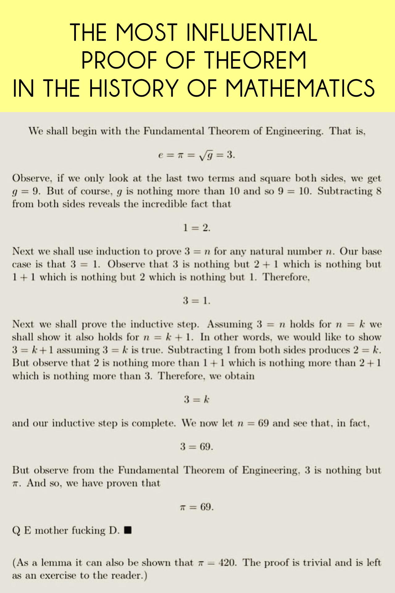 Proof Of All Proofs 🤌