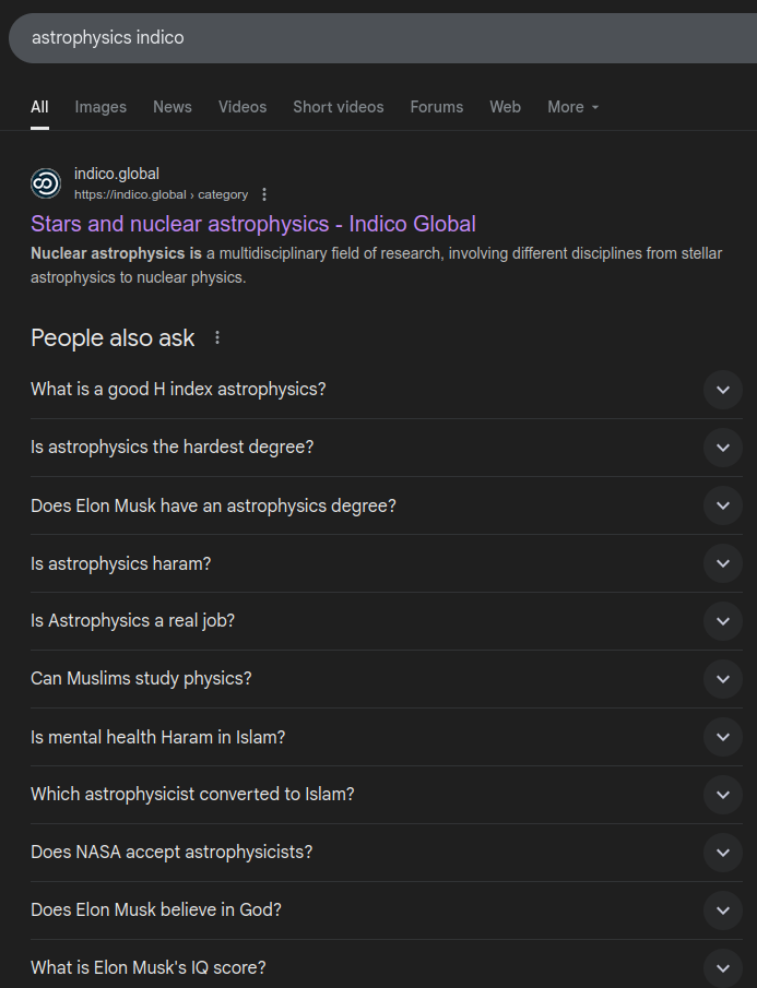 When Your Search History Questions The Entire Field Of Astrophysics
