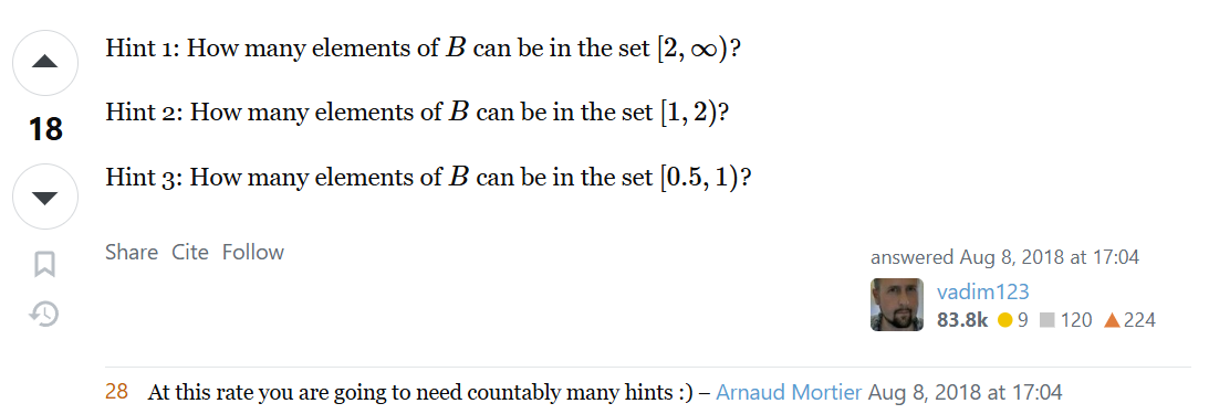 First Sighting Of Humor On Stack Exchange