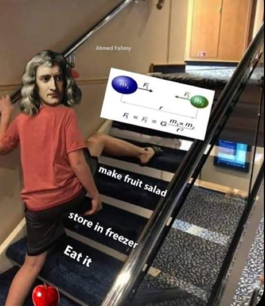 Newton's Missed Snack Opportunity