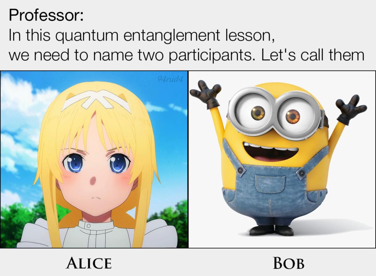 Alice And Bob: The Eternal Quantum Couple
