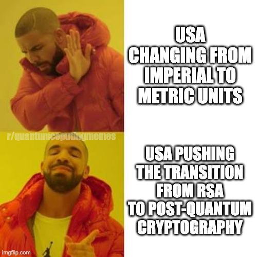 American Measurement Priorities: Quantum Yes, Metric No