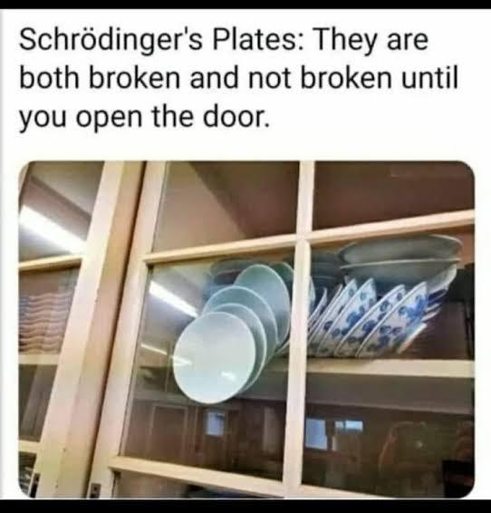 Schrödinger's Plates: Quantum Kitchenware