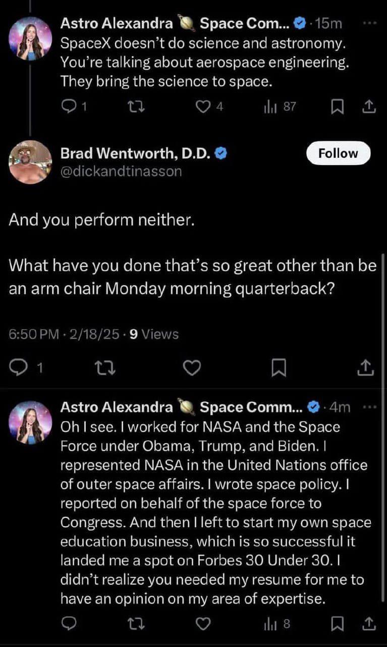 Space Expert Schools Critic