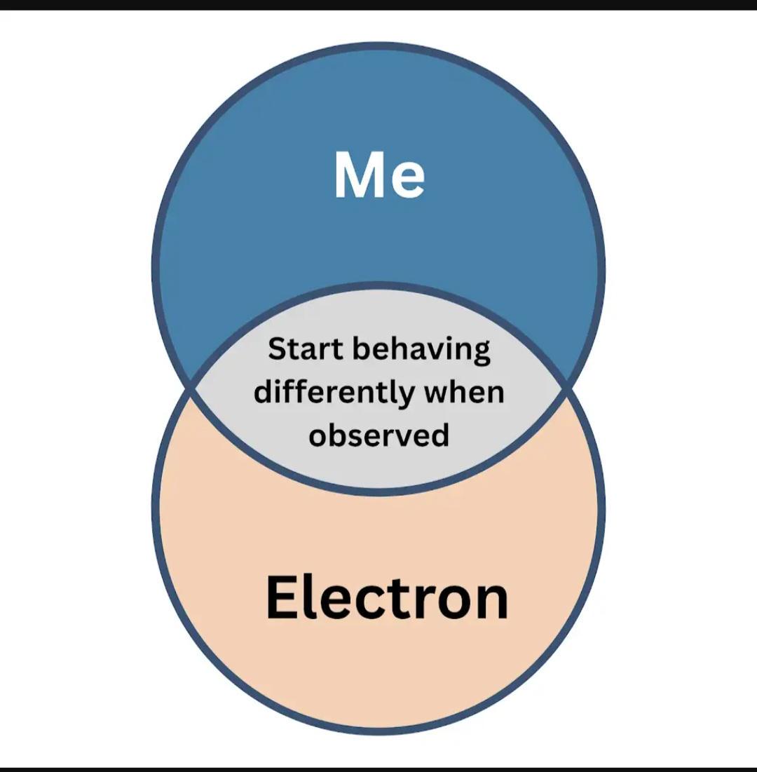 Electrons And I: Both Mysteriously Change When Watched