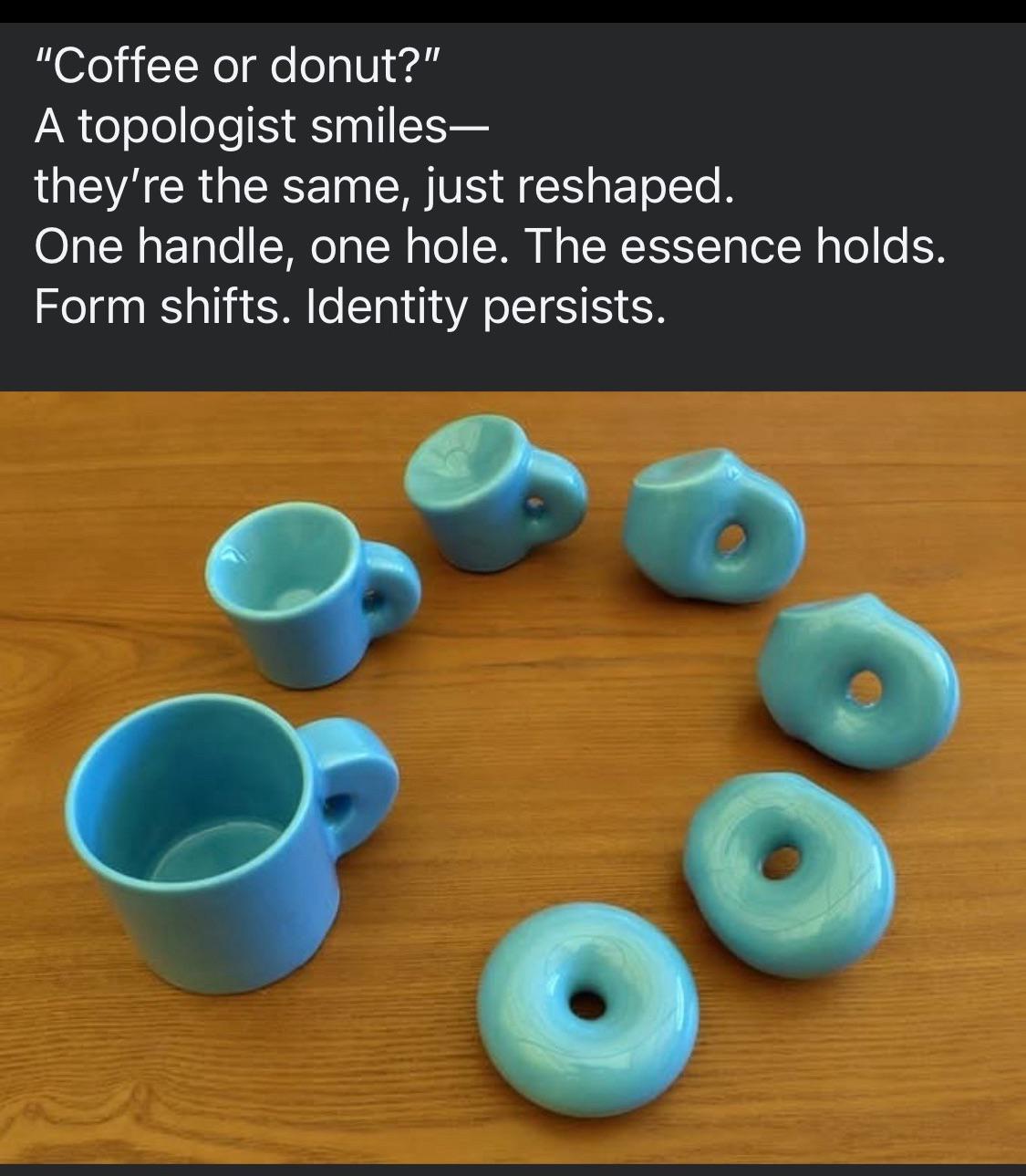 Coffee Or Donut? A Topologist's Breakfast Dilemma