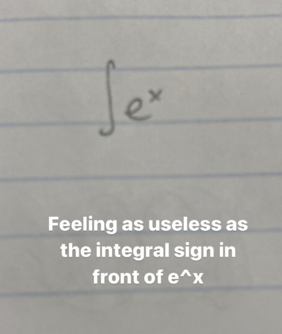 The Existential Crisis Of An Integral Sign